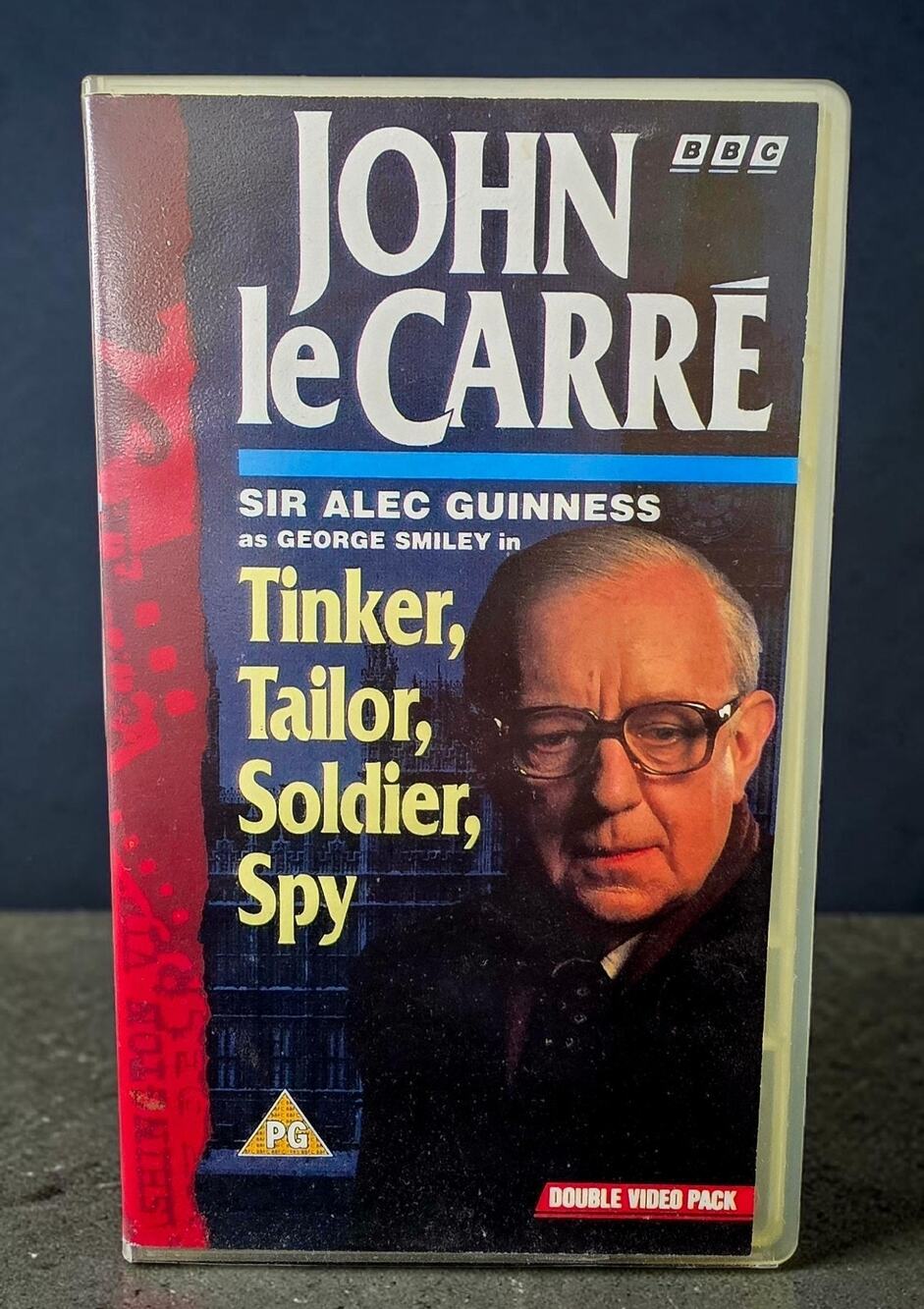 John le Carré Tinker Tailor Soldier Spy BBC VHS Double Pack Alec Guinness 1991